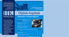 Desktop Screenshot of historische-kommission-muenchen-editionen.de